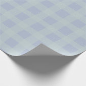 Pastel Checkered Gingham Cadeaupapier (Hoek)