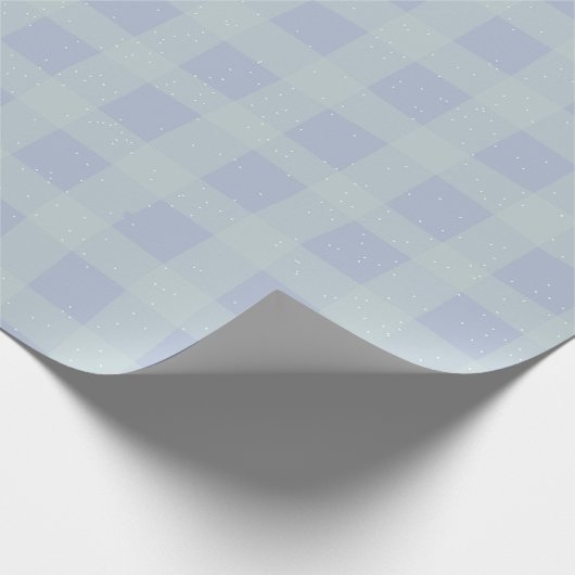 Pastel Checkered Gingham Cadeaupapier (Hoek)