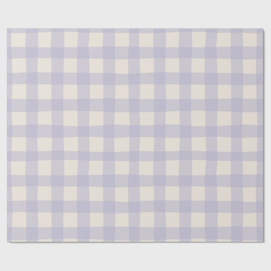 Pastel Checkered Gingham Cadeaupapier (Vlak)