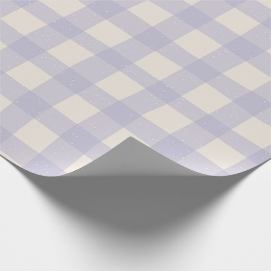 Pastel Checkered Gingham Cadeaupapier (Hoek)