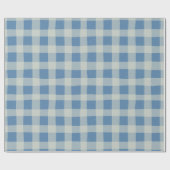 Pastel Checkered Gingham Cadeaupapier (Vlak)