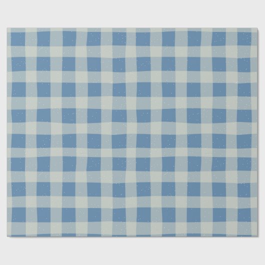 Pastel Checkered Gingham Cadeaupapier (Vlak)