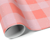 Pastel Checkered Gingham Cadeaupapier (Rol Hoek)