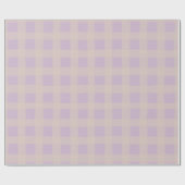 Pastel Checkered Gingham Cadeaupapier (Vlak)