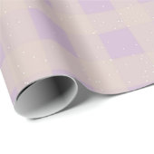 Pastel Checkered Gingham Cadeaupapier (Rol Hoek)