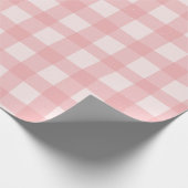 Pastel Checkered Gingham Cadeaupapier (Hoek)