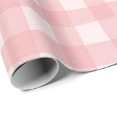 Pastel Checkered Gingham Cadeaupapier (Rol Hoek)