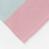 Pastel Checkers Fleece Blanket Medium Deken (Hoek)