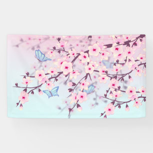 Pastel Cherry Blossom Spandoek