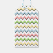 Pastel Chevron-Drop Shadow by Shirley Taylor Cadeaulabel (Voorkant)