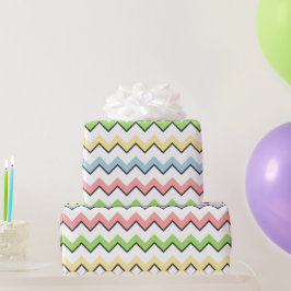Pastel Chevron-Drop Shadow by Shirley Taylor Cadeaupapier