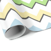 Pastel Chevron-Drop Shadow by Shirley Taylor Cadeaupapier (Rol Hoek)