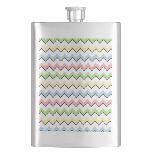 Pastel Chevron-Drop Shadow by Shirley Taylor Flacon (Voorkant)