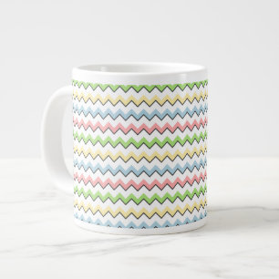 Pastel Chevron-Drop Shadow by Shirley Taylor Grote Koffiekop