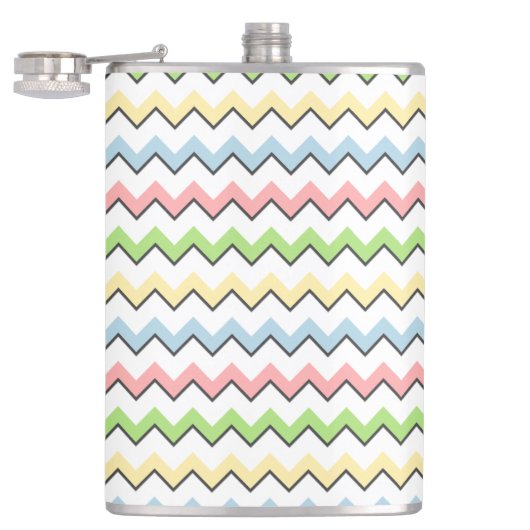 Pastel Chevron-Drop Shadow by Shirley Taylor Heupfles (Geopend)
