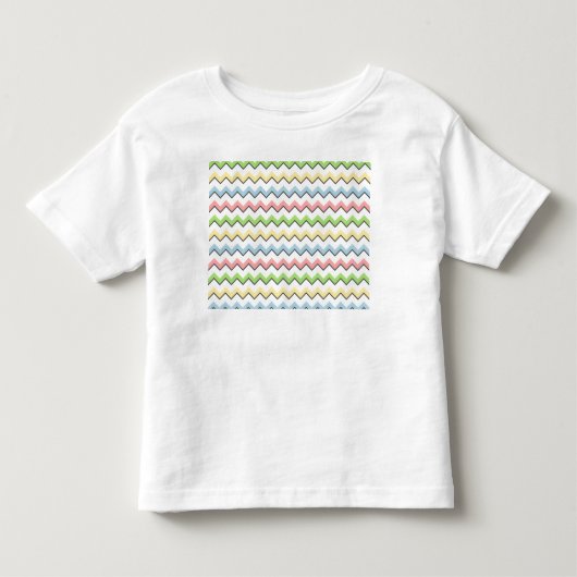 Pastel Chevron-Drop Shadow by Shirley Taylor Kinder Shirts (Voorkant)