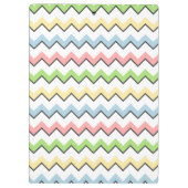 Pastel Chevron-Drop Shadow by Shirley Taylor Klembord (Achterkant)