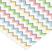 Pastel Chevron-Drop Shadow by Shirley Taylor Korte Tafelloper (Hoek)