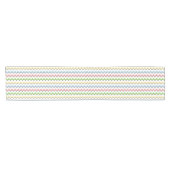 Pastel Chevron-Drop Shadow by Shirley Taylor Korte Tafelloper (Horizontaal)