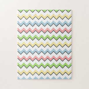 Pastel Chevron-Drop Shadow by Shirley Taylor Legpuzzel