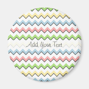 Pastel Chevron-Drop Shadow by Shirley Taylor Magneet