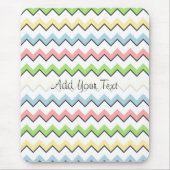 Pastel Chevron-Drop Shadow by Shirley Taylor Muismat (Voorkant)