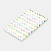 Pastel Chevron-Drop Shadow by Shirley Taylor Post-it® Notes (Schuin)