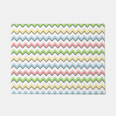 Pastel Chevron-Drop Shadow door Shirley Taylor Deurmat (Voorkant)