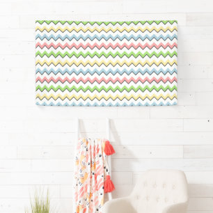 Pastel Chevron-Drop Shadow door Shirley Taylor Spandoek
