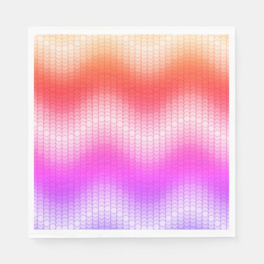 Pastel Chevron Paper Luncheon Napkins Servet (Voorkant)