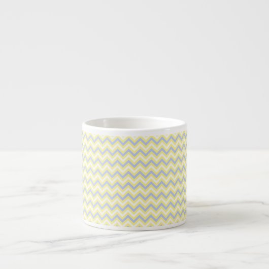 Pastel Chevron Pattern Espresso Kop (Voorkant)