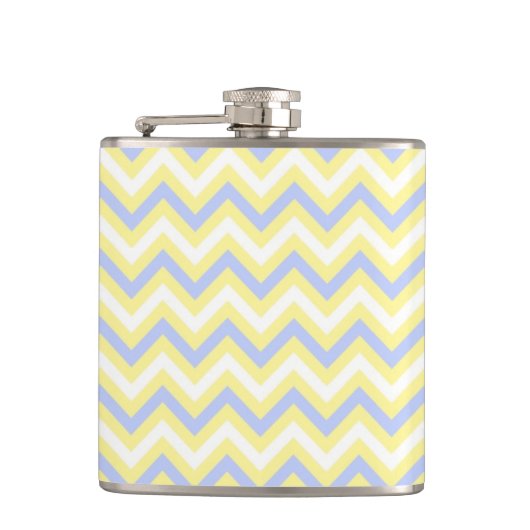 Pastel Chevron Pattern Heupfles (Voorkant)