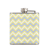 Pastel Chevron Pattern Heupfles (Achterkant)