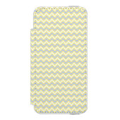 Pastel Chevron Pattern Incipio iPhone Portemonnee Hoesje (Voorkant Agenda)