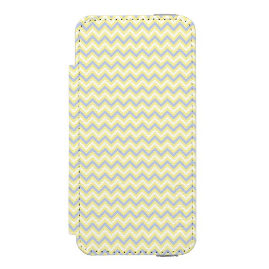 Pastel Chevron Pattern Incipio iPhone Portemonnee Hoesje (Voorkant Agenda)