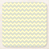 Pastel Chevron Pattern Kartonnen Onderzetters (Voorkant)
