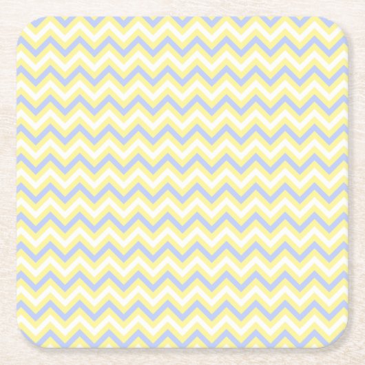 Pastel Chevron Pattern Kartonnen Onderzetters (Voorkant)