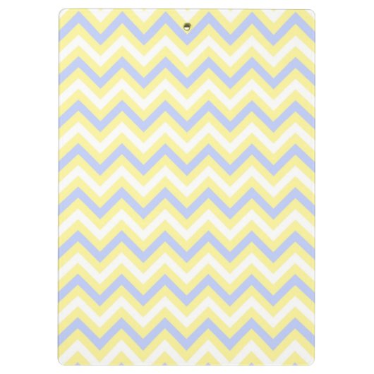 Pastel Chevron Pattern Klembord (Achterkant)