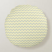 Pastel Chevron Pattern Rond Kussen (Voorkant)