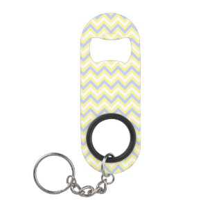 Pastel Chevron Pattern Sleutelhanger Flessenopener