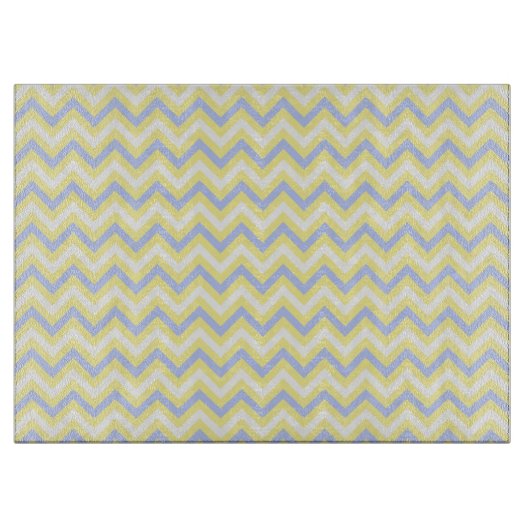 Pastel Chevron Pattern Snijplank (Voorkant)