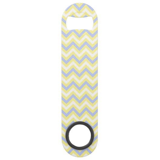 Pastel Chevron Pattern Speed Flessenopener (Achterkant)