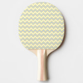 Pastel Chevron Pattern Tafeltennisbatje (Voorkant)