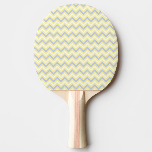 Pastel Chevron Pattern Tafeltennisbatje (Voorkant)