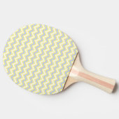 Pastel Chevron Pattern Tafeltennisbatje (Zijkant)