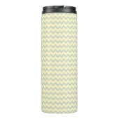 Pastel Chevron Pattern Thermosbeker (Achterkant)