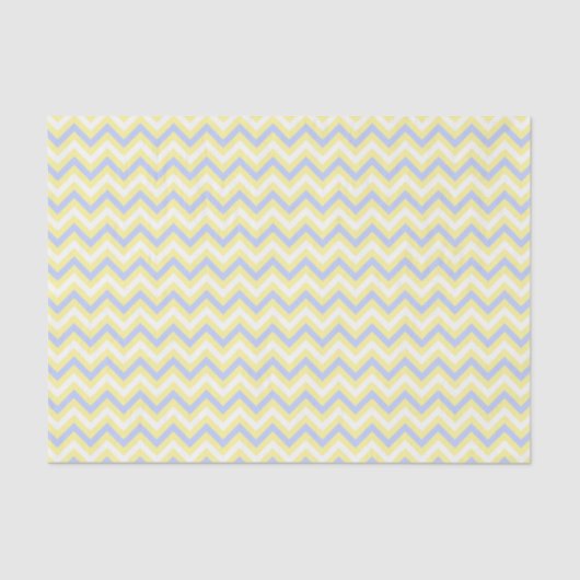 Pastel Chevron Pattern Tissuepapier (Voorkant)
