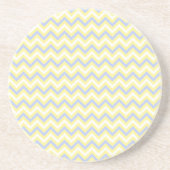 Pastel Chevron Pattern Zandsteen Onderzetter (Voorkant)