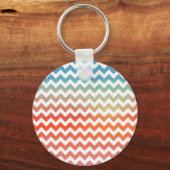 Pastel chevron sleutelhanger (Voorkant)