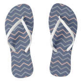 Pastel Chevron Teenslippers (Voetbed)